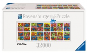 rareza Retrospect Keith Haring Ravensburger puzzle embalaje original 1000 t nuevo 
